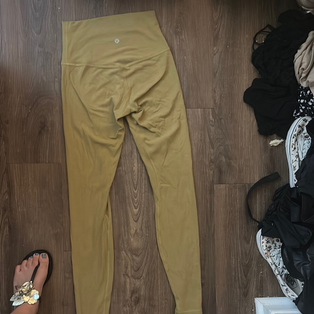 Lululemon Olive Green Align Leggings size 4